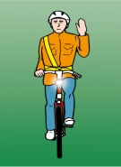 Road signs, Markings and Traffic regulations - What does this hand signal mean?