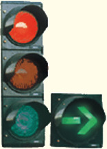 Road signs, Markings and Traffic regulations - What does this traffic light mean?