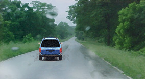 Alert driving and consideration for other road user - After a heavy downpour, why should a driver keep a greater distance from the vehicle in front?