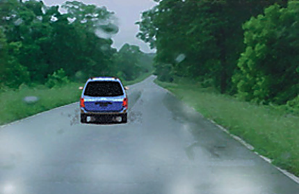 Alert driving and consideration for other road user - After a heavy downpour, why should a driver keep a greater distance from the vehicle in front?